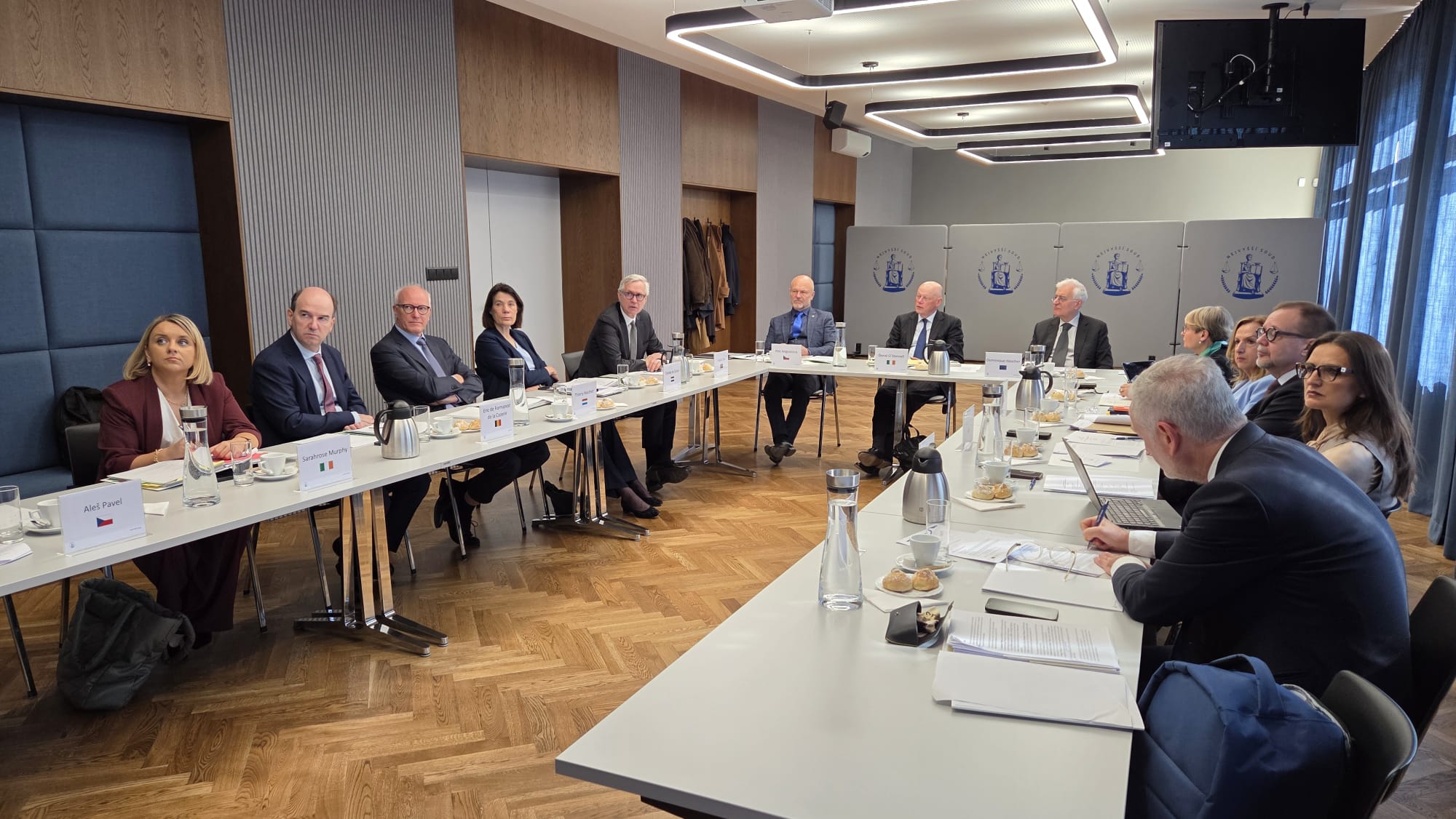 Jednání výboru Sítě předsedů nejvyšších soudů EU, 18. 3. 
